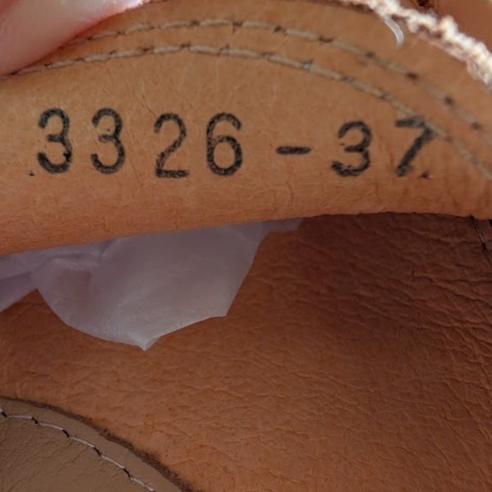 Tods Gommino Tan Pebbled Leather Mule Loafers Italian 3326-37 Womens 37 - Picture 8 of 9